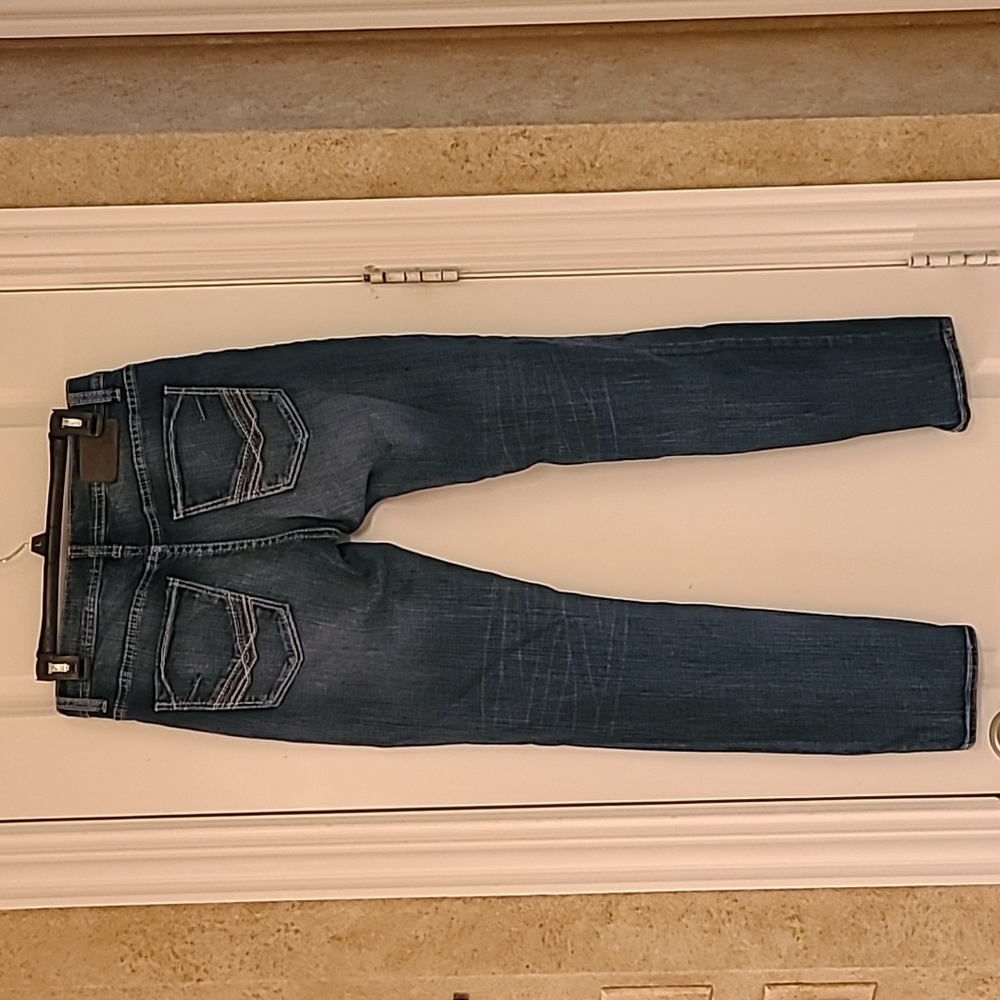 BKE Buckle Men's Alec Low Rise Slim Blue Jeans 31 x 32